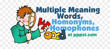 Multiple Meaning Words Clip Art - English Words And Phrases Frequently Confused And Misused