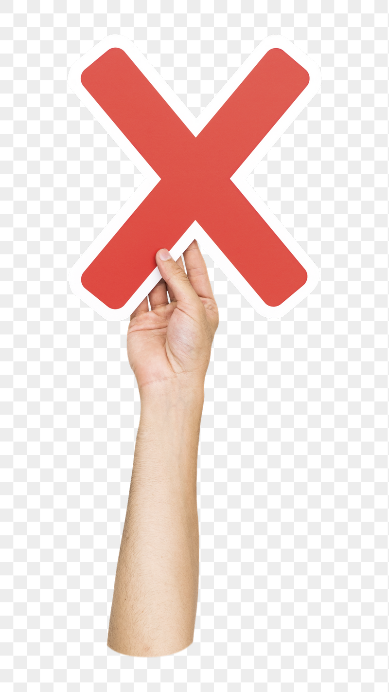 Multiplication symbol png hand holding | Free PNG - rawpixel