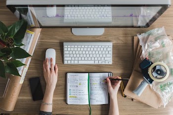 Multitasking At Desk