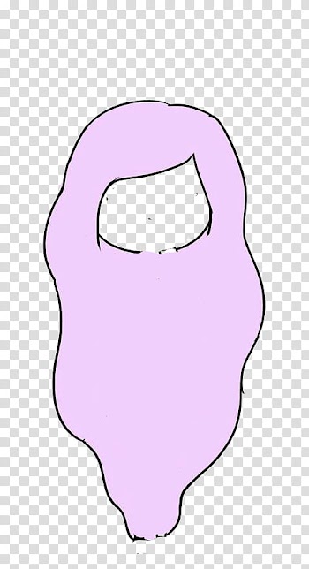 Munequitas Grrr, pink woman hair animation transparent background PNG clipart