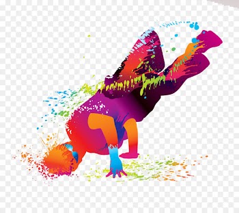 Mural Hip-hop dance Breakdancing Hip hop - Street dance man 