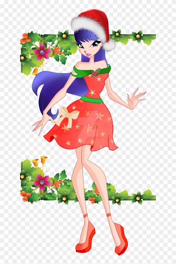 Musa Merry Christmas By Grisoutigrou - Houx De Noel