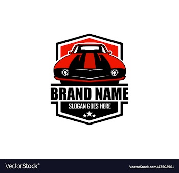 muscle car label muscle car logo