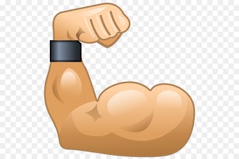 Muscle Emoticon Arm Biceps Emoji - muscle 