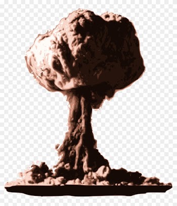 Mushroom Cloud Clip Art Clipart - Mushroom Cloud Png Gif