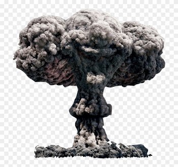 Mushroom Cloud Clip Art Mushroom - Atomic Bomb Mushroom Cloud Png
