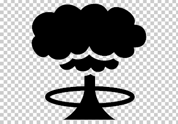 Mushroom Cloud PNG, Clipart, Artwork, Black And White, Bomb, Clip ...
