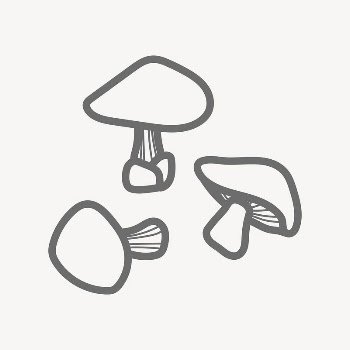 Mushroom collage element vector | Free Vector - rawpixel