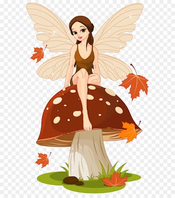 Mushroom Fairy ring Marasmius oreades Fungus - Autumn Fairyand Mushroom PNG Clip-Art Image 