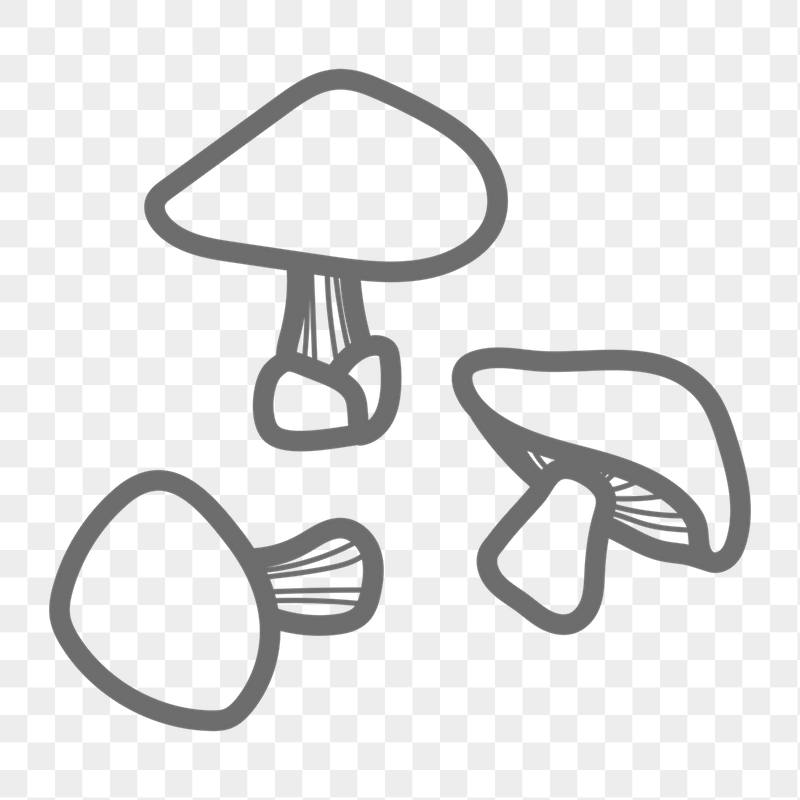 Mushroom png doodle sticker, transparent | Free PNG - rawpixel