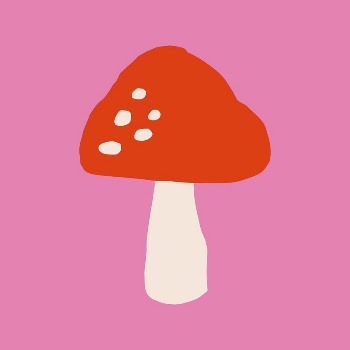 Mushroom sticker, cute doodle in colorful | Free Vector Illustration - rawpixel