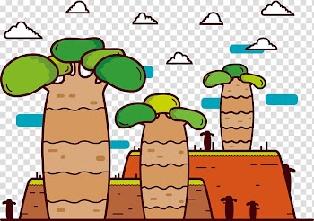 , Mushroom tree transparent background PNG clipart