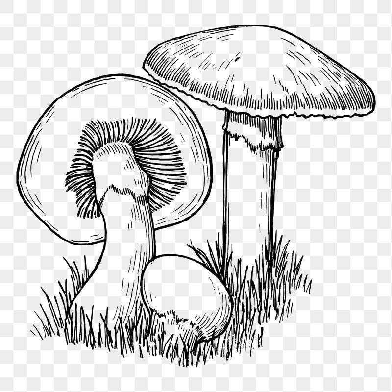 Mushrooms png sticker illustration, transparent | Free PNG - rawpixel