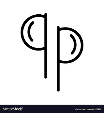 musial earphone outline