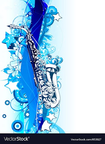 Music background vector image