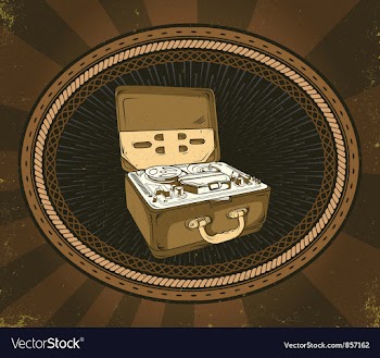 Music background vector image