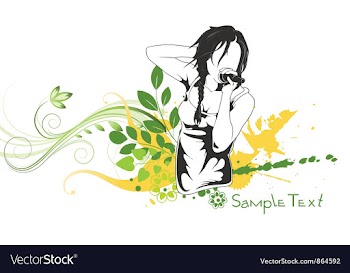 Music background vector image