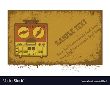 Music background vector image
