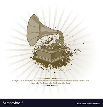 Music background vector image