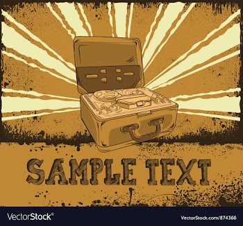 Music background vector image