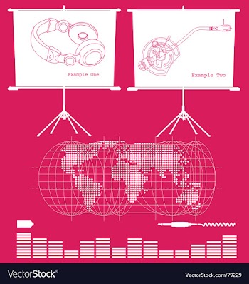 Music business vector image