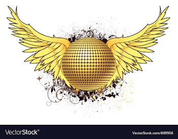 Music emblem vector image