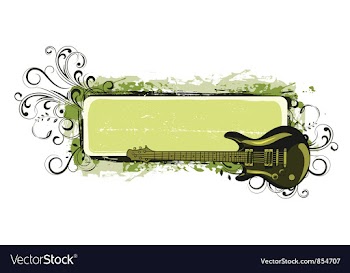 Music frame vector image