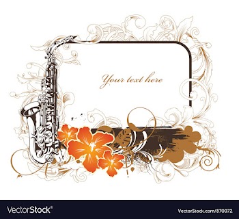 Music frame vector image