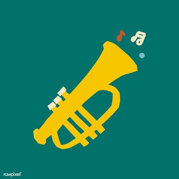 Music from a trumpet | Free stock vector - 1180010