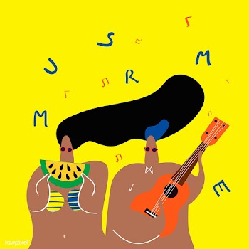 Music in the summer | Free stock vector - 580378