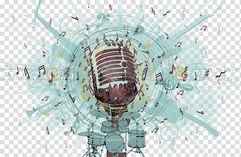 Music microphone transparent background PNG clipart