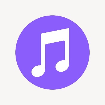 Music note app icon, flat | Free Icons - rawpixel