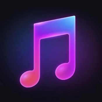 Music note app icon, neon | Free Icons - rawpixel