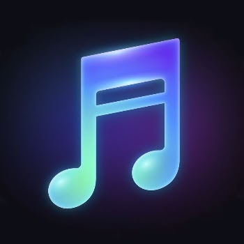 Music note app icon, neon | Free Icons - rawpixel