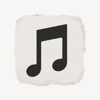 Music note app icon, ripped | Free Icons - rawpixel