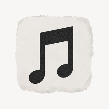 Music note app icon, ripped | Free Icons - rawpixel