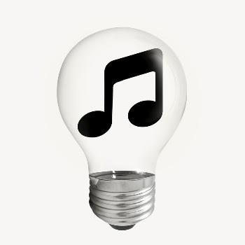 Music note icon light bulb | Free Icons - rawpixel