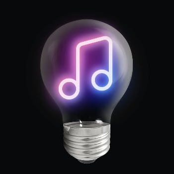 Music note icon light bulb | Free Icons - rawpixel