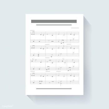 Music Note Sheet Compose Song Icon Illustrati.. | Free stock vector - 390413