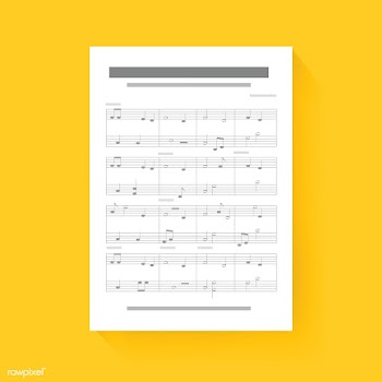 Music Note Sheet Compose Song Icon Illustrati.. | Free stock vector - 390440