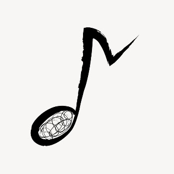 Music note sticker, cute doodle | Free Vector Illustration - rawpixel