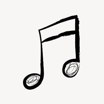 Music note sticker, cute doodle | Free Vector Illustration - rawpixel