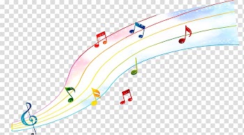 Music notes illustration, Musical note Choir, Drawing color musical note transparent background PNG clipart