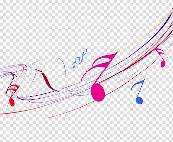 Music notes , Musical note Melody, Color notes transparent background PNG clipart