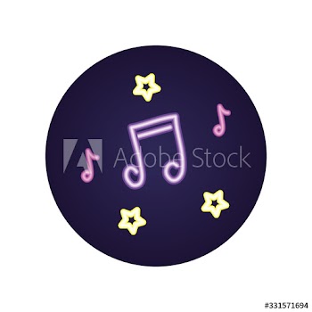 music notes sound icon