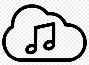 Music Playing Cloud Stream Comments - Music Streaming Icon