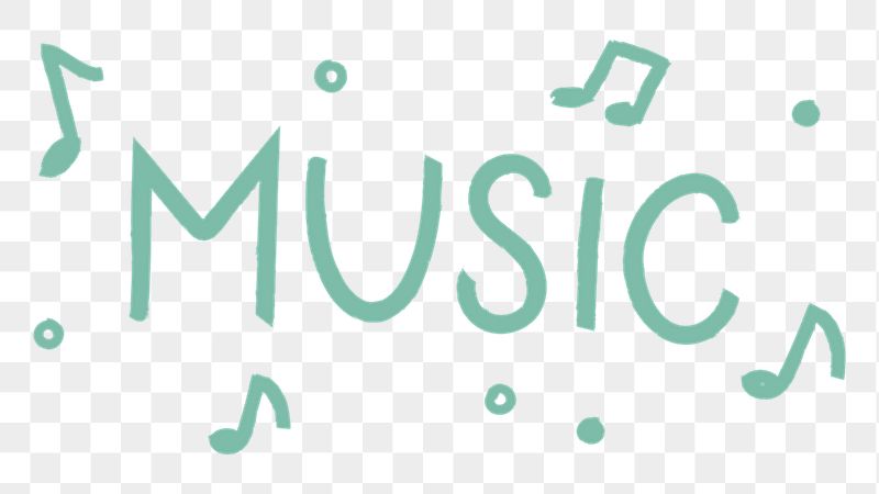 Music png word sticker, handwritten | Free PNG - rawpixel
