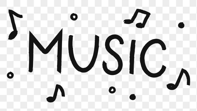Music png word sticker, handwritten | Free PNG - rawpixel