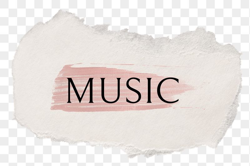 Music png word sticker typography, | Free PNG - rawpixel