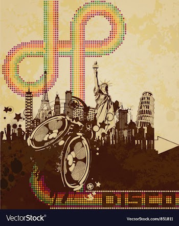 Music poster vector image